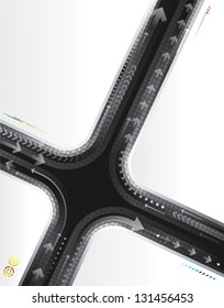 Resumo da tecnologia cross stripes.