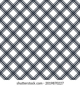 Abstract crossed lines seamless pattern, vector background with cross stripes, lined design minimalistic wallpaper or textile print.