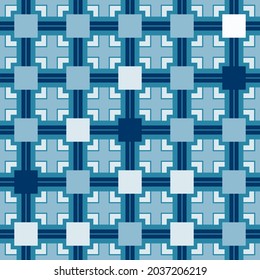  Abstract crosses geometric seamless texture background. Vector illustration