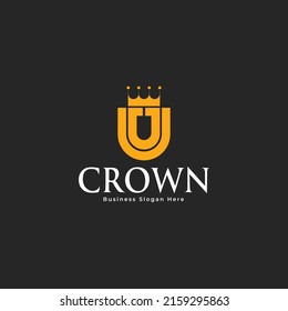 Logo Resumen de la letra del logotipo de la corona