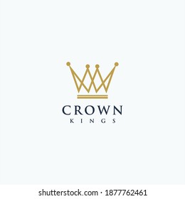 Abstract Crown Vector Logo Template Stock Vector (Royalty Free ...