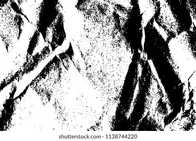 abstract crumpled paper background. vector grunge texture