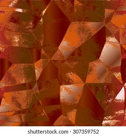 Abstract crumpled rusty background resembling metal foil