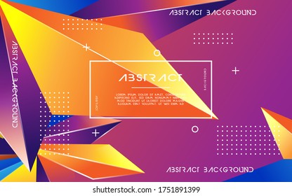 Resumen Diseño de pancartas Crystal Background.Cristal 3D. Papel de escritorio moderno.