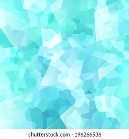 Abstract Crystal Background - Green Color. Gemstone Texture.