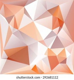Abstract crystal background with light brown and gray triangles.