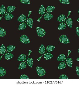 Abstract crystal gems backgrounds. Mosaic background in jewerly style.Jewels pattern.