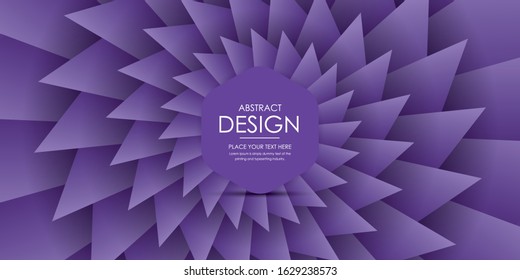 Abstract crystal purple background design