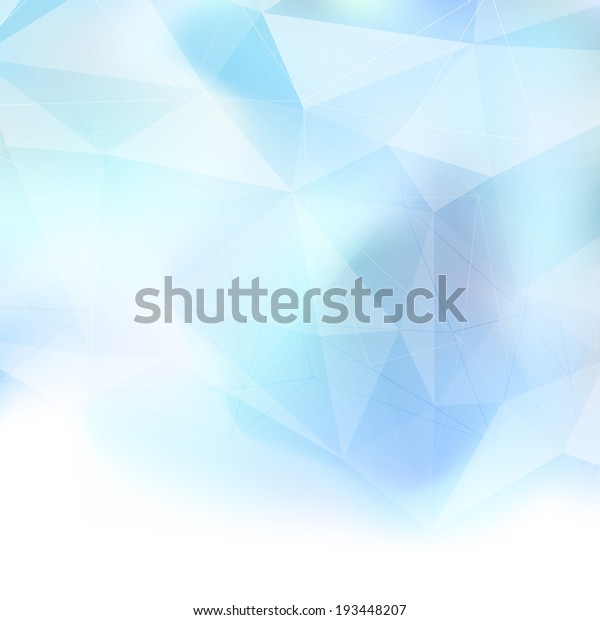 Abstract crystal structure background\
template. Vector\
illustration