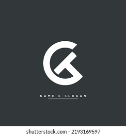 Abstract CT, TC, C, T Letters Logo Monogram icon.