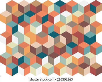 Abstract Cube Background