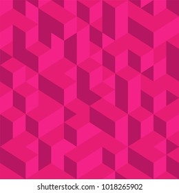 abstract cube background with retro color