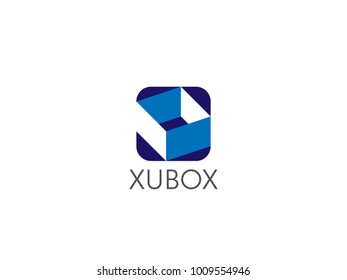 abstract cube box letter o concept for corporate business or gaming logo icon. symbol template Vector illustration.