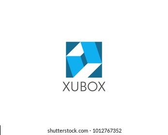 abstract cube box letter o concept for corporate business or gaming logo icon. symbol template Vector illustration.