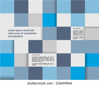 Abstract Cube Design Template