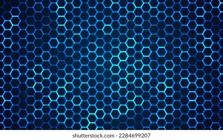 Abstract cube hexagon shape background 