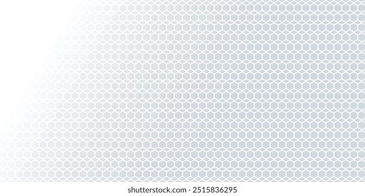 Fundo abstrato da forma do hexágono do cubo. Design de banner de vetor. Padrão de hexágonos. Fundo geométrico abstrato com elementos hexagonais simples.