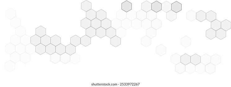Abstract cube hexagon shape background