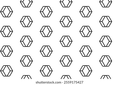 Abstract cube hexagon shape background. Vector banner design. Hexagons pattern. Geometric abstract background with simple hexagonal elements. Medical. Vector digital art banner