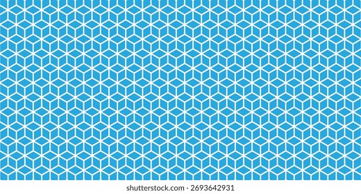 Abstract cube hexagon shape background. Vector banner design. Hexagons pattern.
