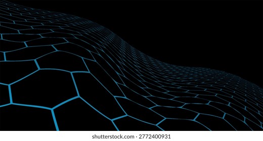 Fondo forma hexágono cubo