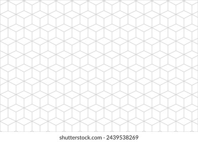 Abstract cube line background illustration