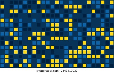 Abstract cube mosaic with structured colors and elegant simplicity. Ideal for textiles, creative prints, and decorative backgrounds.