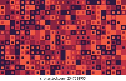 Abstractas mosaico cubo con colores estructurados y elegante simplicidad. Ideal para textiles, estampados creativos y fondos decorativos.