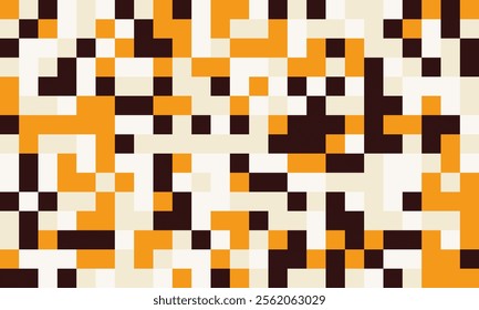 Abstract cube mosaic with structured colors and elegant simplicity. Ideal for textiles, creative prints, and decorative backgrounds.