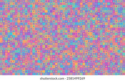 Abstract cube mosaic with structured colors and elegant simplicity. Ideal for textiles, creative prints, and decorative backgrounds.