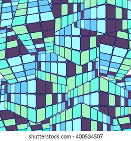 abstract cube pattern