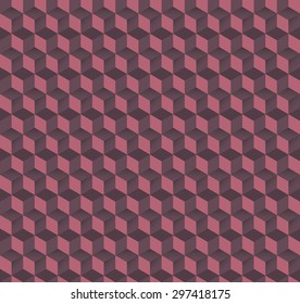 Abstract Cube Pattern Background, Vector Illustration