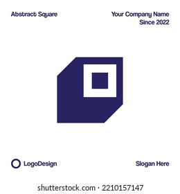 Abstract cube or square logo design for your brand or business