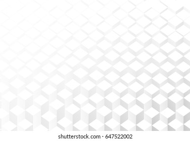 abstract cube white background