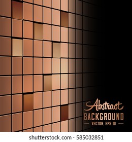 Abstract cubes background. Vector and illustration.