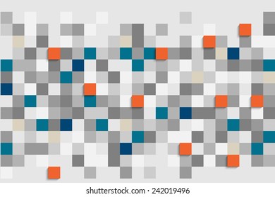 Abstract cubes. Creative Eps10 vector background for your design