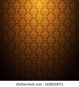 abstract culture texture gold background shadow lights wallpaper temple concept. vector illustration.