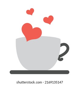 Abstract cup icon design and symbol art