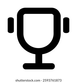 abstract Cup Shape line icon 