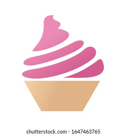 Abstract Cupcake Logo Design Template