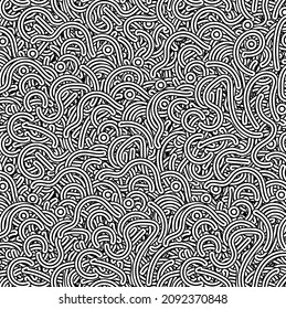 textura abstracta de fondo de vector en blanco y negro con curas