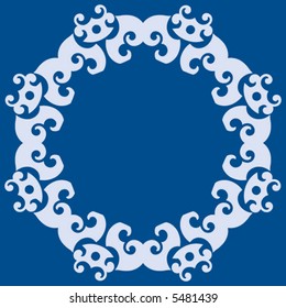 abstract curly ornament