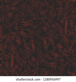 Abstract curly vector background, hand drawn waves. illustration