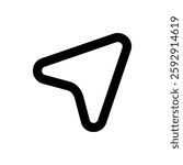 abstract cursor Shape line icon 
