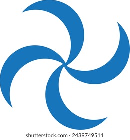 abstract curve 1 logo template.blue infinity logo