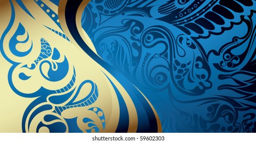 Abstrakter Curve-Hintergrund 1