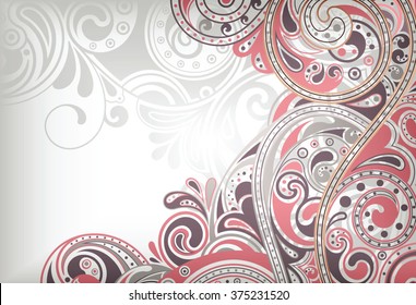 Plano de fundo da curva abstrata