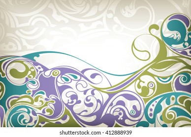 Abstract Curve Background