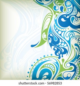 Plano de Fundo da Curva Abstrata 4