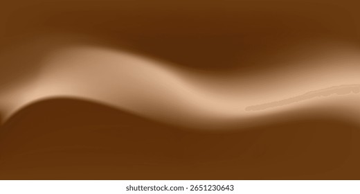 abstract curve background, brown gold wave vector on white background, design for business presentation slide or backdrop, gradient tape ribbon background, presentation slide template